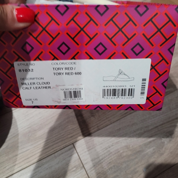 New Tory Burch Red Sandals - Picture 4 of 4